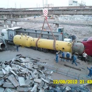 Demontare, impachetare si incarcare pentru relocare a Fabricii de Acid Azotic 725 NTD Doljchim
