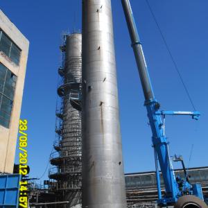 Demontare, impachetare si incarcare pentru relocare a Fabricii de Acid Azotic 725 NTD Doljchim