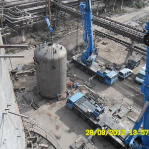 Demontare, impachetare si incarcare pentru relocare a Fabricii de Acid Azotic 725 NTD Doljchim
